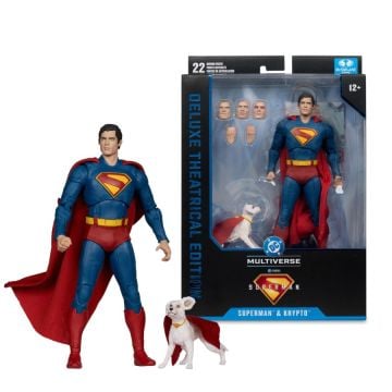 DC Multiverse Superman Legacy (2025) Superman with Krypto Deluxe 7" Figure
