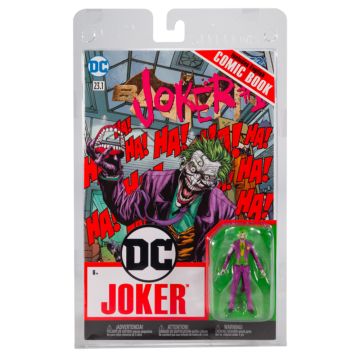 DC The Joker Page Punchers 3” Scale Action Figure with Comic Book