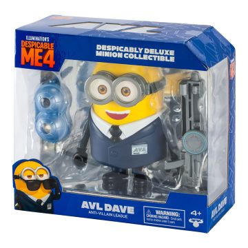 Despicable Me 4 AVL Dave Despicably Deluxe Minion Collectible Figure (Image 1)