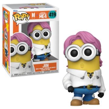 Despicable Me 4 x BTS Jin Minion Funko POP! Vinyl