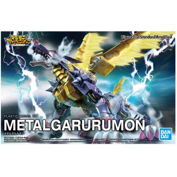 Bandai Figure-Rise Standard Amplified Digimon Metal Garurumon Model Kit