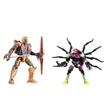 Transformers Takara Tomy BWVS-06 Dinobot vs. Predacon Tarantulas 2 Pack Action Figures