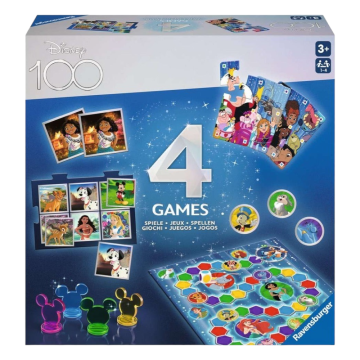Ravensburger Disney D100 Special Edition 4 In 1 Games Board Game