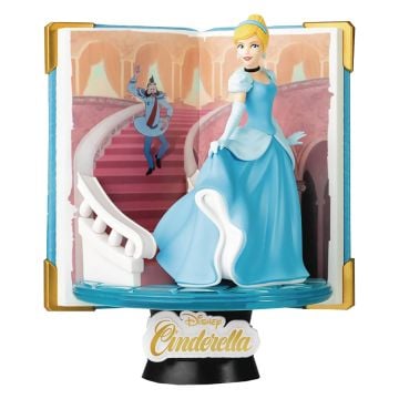 Disney Beast Kingdom D Stage Story Book Series Cinderella 6" Statue