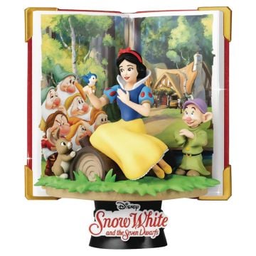 Disney Beast Kingdom D Stage Story Book Series Snow White And The Seven Dwarfs Snow White 6" Statue