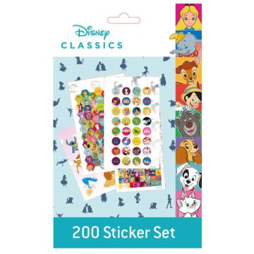 Disney Classic Characters 200 Sticker Set