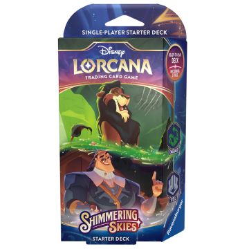 Disney Lorcana TCG: Shimmering Skies (Emerald & Steel) Starter Deck