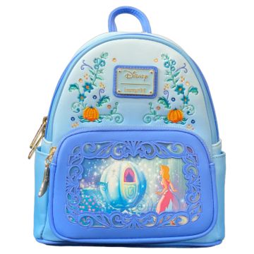 Loungefly Disney Princess Cinderella Stories 10" Faux Leather Mini Backpack