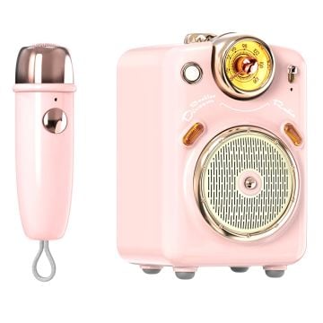 Divoom Fairy-Ok Bluetooth Speaker with Microphone (Pink)