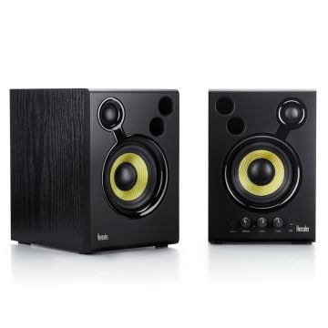 Hercules DJMonitor 42: 2 x 20 Watts RMS Active Monitoring Speakers (Image 1)