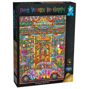 Don't Worry Be Happy The Hippy Shop 1000 Piece Jigsaw Puzzle