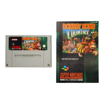 Donkey Kong Country (SNES) [Pre-Owned] (Cartridge & Manual)