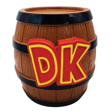 Donkey Kong Dk Barrel Shaped Money Bank