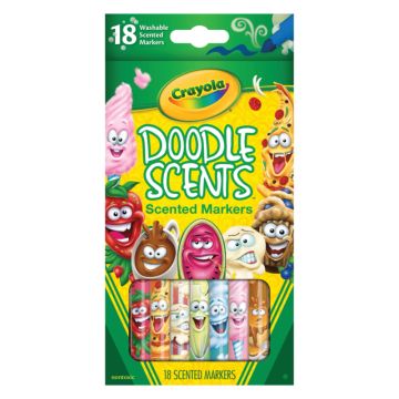 Doodle Scents Washable Scented Markers 18 Pack