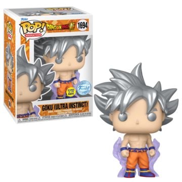 Dragon Ball Super Goku Ultra Instinct Glow in the Dark Funko POP! Vinyl (Image 1)