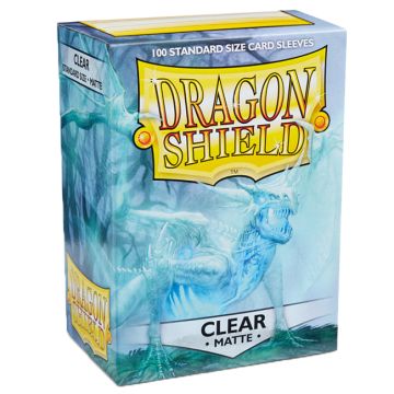 Dragon Shield Angrozh Matte Clear Sleeves 100 Pack