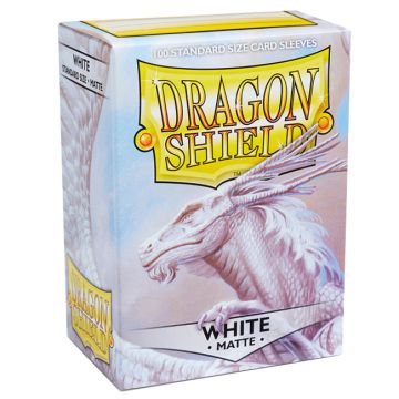 Dragon Shield Bounteous Matte White Sleeves 100 Pack