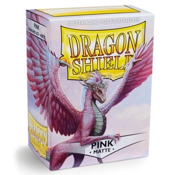 Dragon Shield Christina Matte Pink Sleeves 100 Pack
