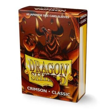 Dragon Shield Crimson 60 Japanese Size Card Sleeves