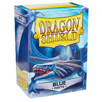 Dragon Shield Dennaesor Matte Blue Sleeves 100 Pack
