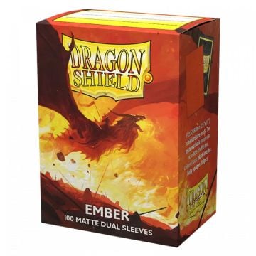 Dragon Shield Ember 100 Matte Dual Sleeves