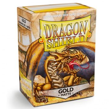 Dragon Shield Gygex Matte Gold Sleeves 100 Pack
