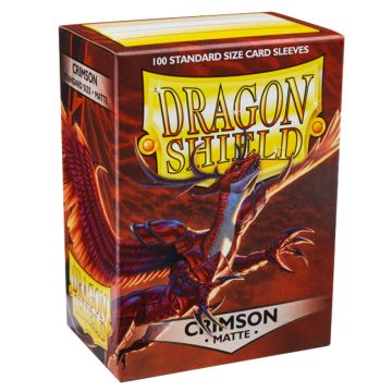 Dragon Shield Logi Matte Crimson Sleeves 100 Pack