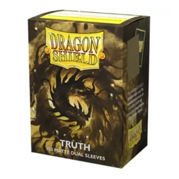 Dragon Shield Matte Dual Sleeves Truth Gold 100 Pack