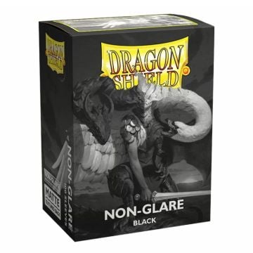 Dragon Shield Non-Glare Sleeves Black 100 Pack