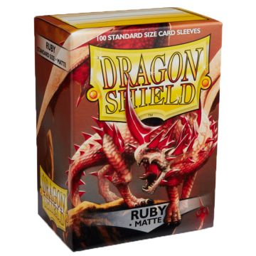 Dragon Shield Rubis Matte Ruby Sleeves 100 Pack