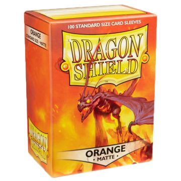Dragon Shield Usaqin Matte Orange Sleeves 100 Pack