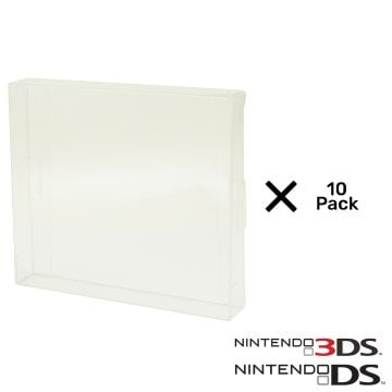 Nintendo DS & 3DS 0.5mm Plastic UV Protector 10 Pack