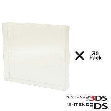 Nintendo DS & 3DS 0.5mm Plastic UV Protector 30 Pack