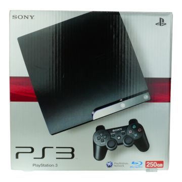 PlayStation 3 250GB Slim Black Console (Boxed) [Pre-Owned]