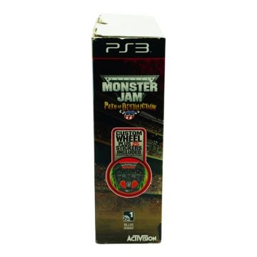 Monster Jam Path of Destruction Wheel Bundle (PS3) [Pre-Owned] [Complete]