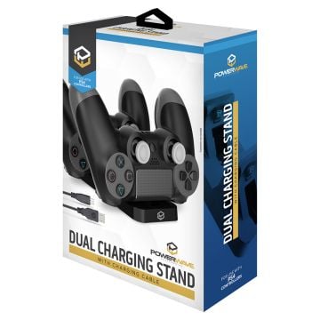 Dual Charging Stand with Charging Cable for PlayStation 4