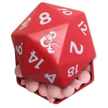 Dungeons & Dragons D20 Tin Cherry Potion Candy