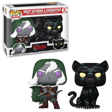 Dungeons & Dragons Drizzt Do'Urden & Guenhwyvar Funko POP! Vinyl 2-Pack (Image 1)