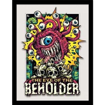 Dungeons & Dragons Eye Of The Beholder Breakout Collector Print Framed