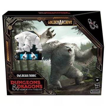 Dungeons & Dragons Honor Among Thieves Golden Archive Owlbear/Doric 6" Scale Action Figure