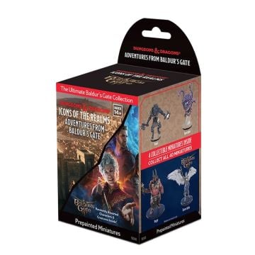 Dungeons & Dragons: Icons of the Realms Adventures from Baldurs Gate Pre-Painted Plastic Figures Booster