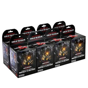 Dungeons & Dragons: Icons of the Realms Mordenkainen Presents Monsters of the Multiverse Pre-Painted Plastic Figures Booster Box