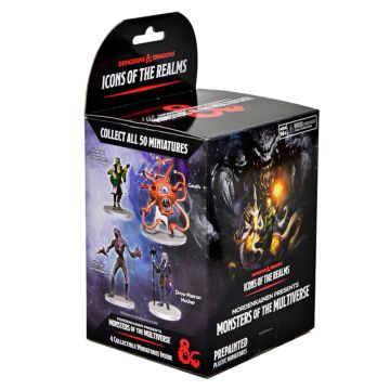 Dungeons & Dragons: Icons of the Realms Mordenkainen Presents Monsters of the Multiverse Pre-Painted Plastic Figures Booster