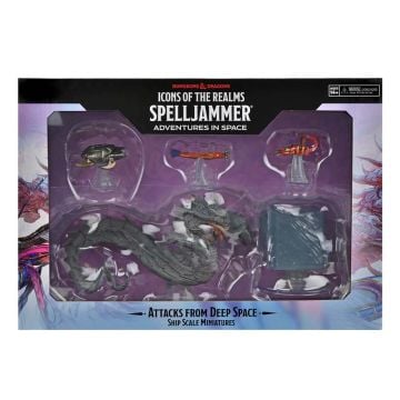Dungeons & Dragons Icons of the Realms Spelljammer Ship Scale Attacks from Deep Space Premium Set