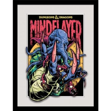 Dungeons & Dragons Mindflayer Breakout Collector Print Framed