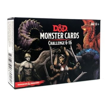Dungeons & Dragons: Spellbook Monster Challenge 6-16 Cards