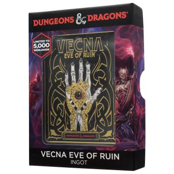 Dungeons & Dragons Vecna Eve of Ruin Collectable Metal Ingot