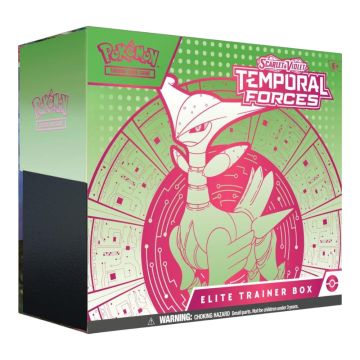 Pokemon TCG: Scarlet & Violet Temporal Forces Elite Trainer Box (Iron Leaves)