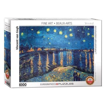 Eurographics Van Gogh The Starry Night Over The Rhone 1000 Piece Jigsaw Puzzle0