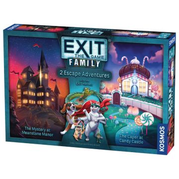 Exit the Game Family 2 Escape Adventures Puzzle Game (Meanstone Manor & Candy Castle)